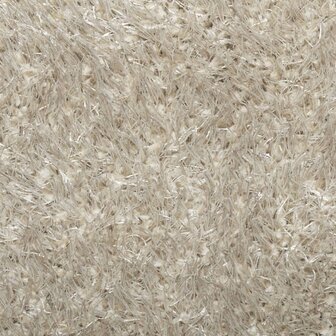 Vloerkleed ISTAN hoogpolig glanzend &Oslash; 100 cm beige 9