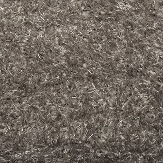 Vloerkleed ISTAN hoogpolig glanzend 100x200 cm grijs 9