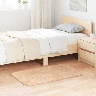 Hoogpolig vloerkleed NAVARRA 60x100 cm polyester beige 1