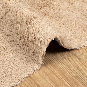 Hoogpolig vloerkleed NAVARRA 60x100 cm polyester beige 5