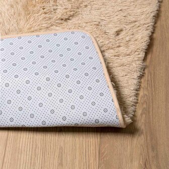 Hoogpolig vloerkleed NAVARRA 60x100 cm polyester beige 6