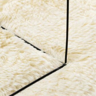 Hoogpolig vloerkleed NAVARRA 60x100 cm polyester cr&egrave;mekleurig 7