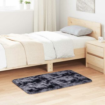 Hoogpolig vloerkleed NAVARRA 60x100 cm polyester donkergrijs 1
