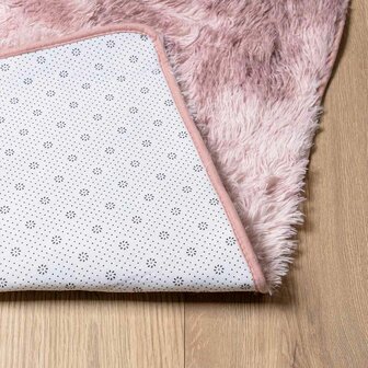 Hoogpolig vloerkleed NAVARRA 60x100 cm polyester stoffig roze 6