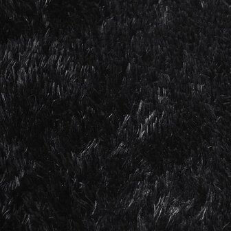 Hoogpolig vloerkleed NAVARRA 80x150 cm polyester zwart 9