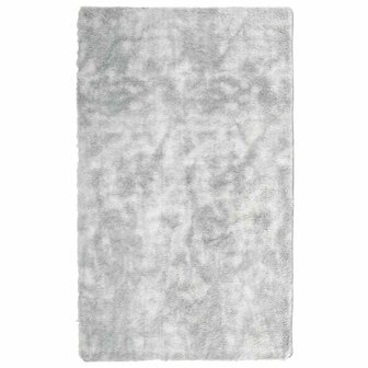 Hoogpolig vloerkleed NAVARRA 80x150 cm polyester lichtgrijs 2