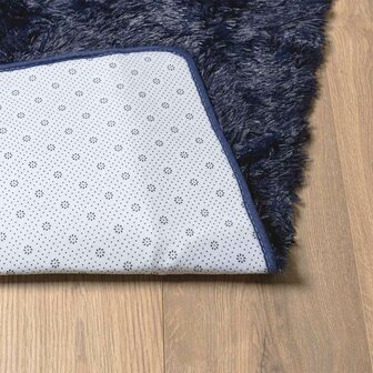 Hoogpolig vloerkleed NAVARRA 80x150 cm polyester marineblauw 6