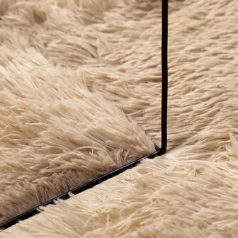 Hoogpolig vloerkleed NAVARRA 120x170 cm polyester beige 7