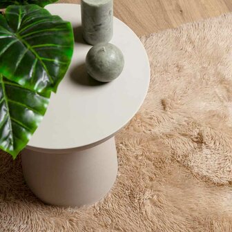 Hoogpolig vloerkleed NAVARRA 120x170 cm polyester beige 8