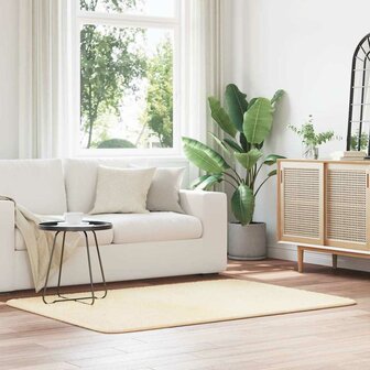 Hoogpolig vloerkleed NAVARRA 120x170 cm polyester cr&egrave;mekleurig 1