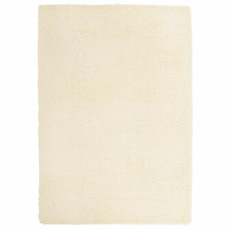 Hoogpolig vloerkleed NAVARRA 120x170 cm polyester cr&egrave;mekleurig 2
