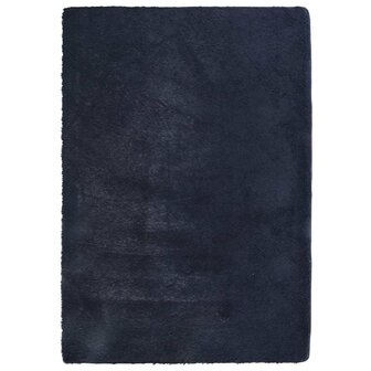 Hoogpolig vloerkleed NAVARRA 120x170 cm polyester marineblauw 2
