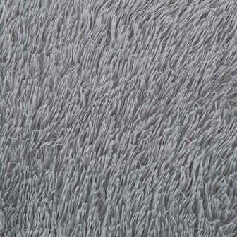 Hoogpolig vloerkleed NAVARRA 120x170 cm polyester zilvergrijs 9