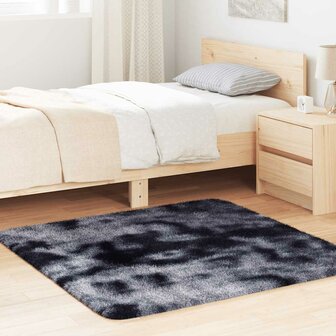 Hoogpolig vloerkleed NAVARRA 120x120 cm polyester donkergrijs 1