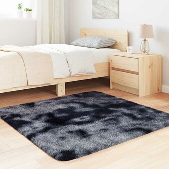 Hoogpolig vloerkleed NAVARRA 120x120 cm polyester donkergrijs 3