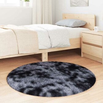 Hoogpolig vloerkleed NAVARRA 100x100 cm polyester donkergrijs 3
