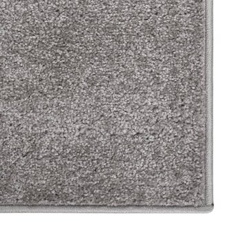 Vloerkleed kortpolig 80x150 cm grijs 3