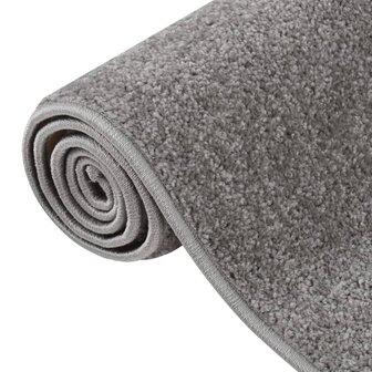 Vloerkleed kortpolig 80x150 cm grijs 6