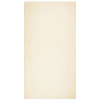 Vloerkleed HUARTE laagpolig zacht wasbaar 60x110 cm cr&egrave;me 2
