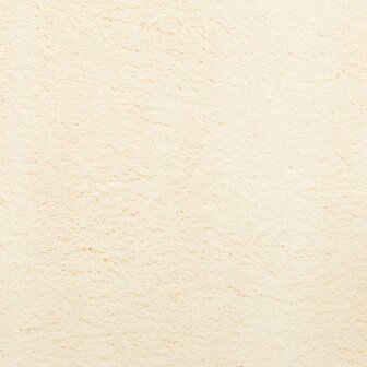 Vloerkleed HUARTE laagpolig zacht wasbaar 60x110 cm cr&egrave;me 9