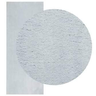 Vloerkleed HUARTE laagpolig zacht wasbaar 80x200 cm blauw 3