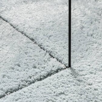 Vloerkleed HUARTE laagpolig zacht wasbaar 80x250 cm blauw 8