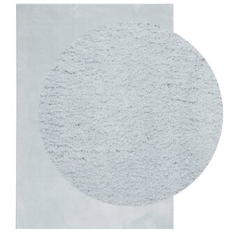 Vloerkleed HUARTE laagpolig zacht wasbaar 140x200 cm blauw 3