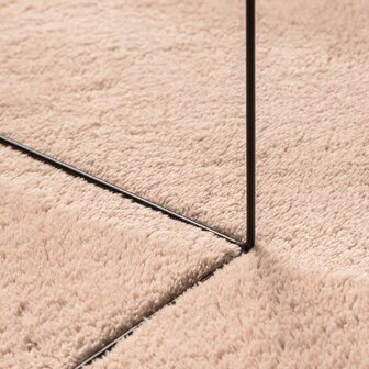 Vloerkleed HUARTE laagpolig zacht wasbaar 80x250 cm roze 8