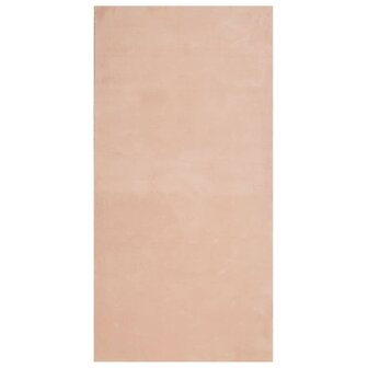 Vloerkleed HUARTE laagpolig zacht wasbaar 100x200 cm roze 2