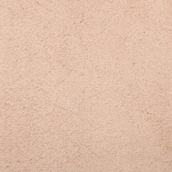 Vloerkleed HUARTE laagpolig zacht wasbaar 160x160 cm roze 9