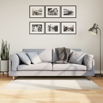 Vloerkleed IZA laagpolig Scandinavisch 80x150 cm cr&egrave;mekleurig 1