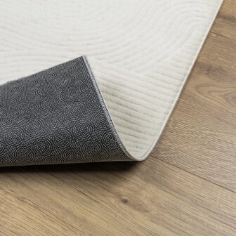 Vloerkleed IZA laagpolig Scandinavisch 80x150 cm cr&egrave;mekleurig 5