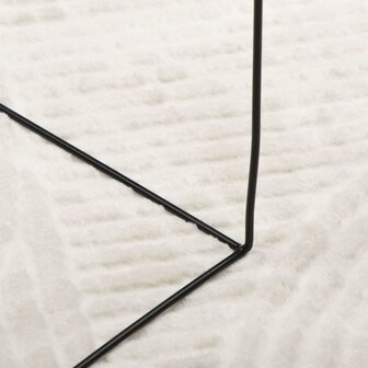 Vloerkleed IZA laagpolig Scandinavisch 80x150 cm cr&egrave;mekleurig 8