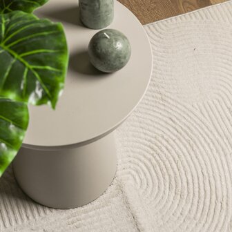 Vloerkleed IZA laagpolig Scandinavisch 120x170 cm cr&egrave;mekleurig 7