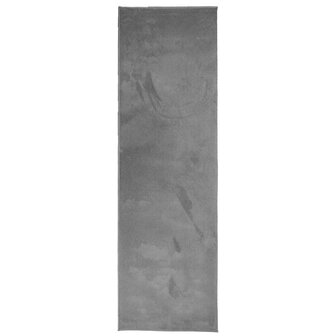 Vloerkleed OVIEDO laagpolig 80x250 cm antracietkleurig 2