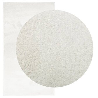 Vloerkleed OVIEDO laagpolig 60x110 cm cr&egrave;mekleurig 3