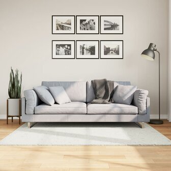 Vloerkleed OVIEDO laagpolig 120x170 cm cr&egrave;mekleurig 1