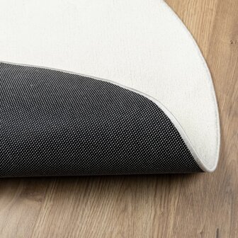 Vloerkleed OVIEDO laagpolig &Oslash; 120 cm cr&egrave;mekleurig 5