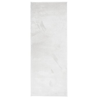 Vloerkleed OVIEDO laagpolig 80x200 cm grijs 2