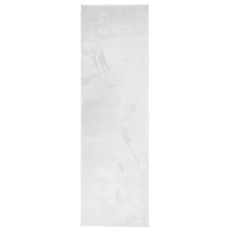 Vloerkleed OVIEDO laagpolig 80x250 cm grijs 2