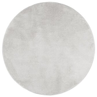Vloerkleed OVIEDO laagpolig &Oslash; 120 cm grijs 2