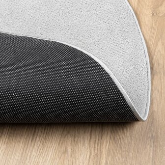 Vloerkleed OVIEDO laagpolig &Oslash; 120 cm grijs 5
