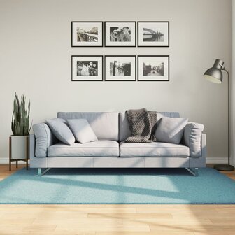 Vloerkleed OVIEDO laagpolig 140x200 cm groen 1