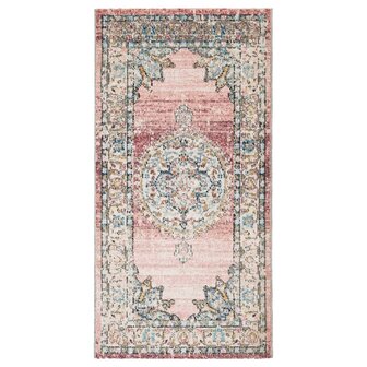 Vloerkleed ARBIZU binnen en buiten vintage stijl 80x150 cm 2