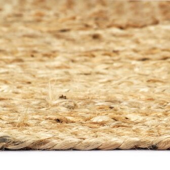 Vloerkleed handgemaakt 80x250 cm jute 3