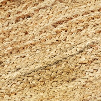 Vloerkleed handgemaakt 80x250 cm jute 4