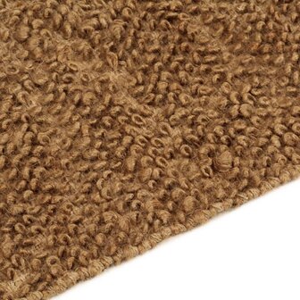 Vloerkleed lussenpool handgemaakt 160x230 cm jute en katoen 8