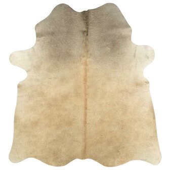 Vloerkleed 150x170 cm echte runderhuid beige 5