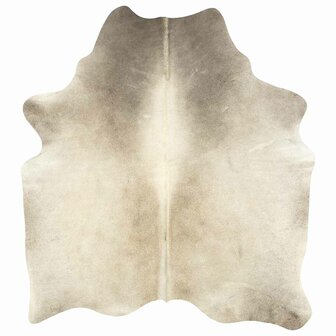 Vloerkleed 150x170 cm echte runderhuid beige 7