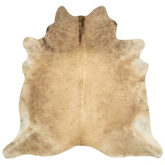 Vloerkleed 180x220 cm echte koeienhuid beige 2
